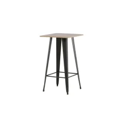 Fjôrd Bartafel Zwart Hout - 60x60x105cm - Tempe Online