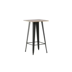 Fjôrd Bartafel Zwart Hout - 60x60x105cm - Tempe Online