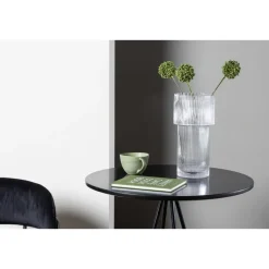 Fjôrd Bartafel Zwart Hout - 60x60x105cm - Bistro Hot