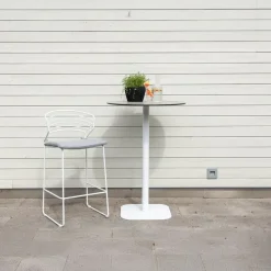 Fjôrd Bartafel Zwart Kunststof - 70x70x100cm - Milano New