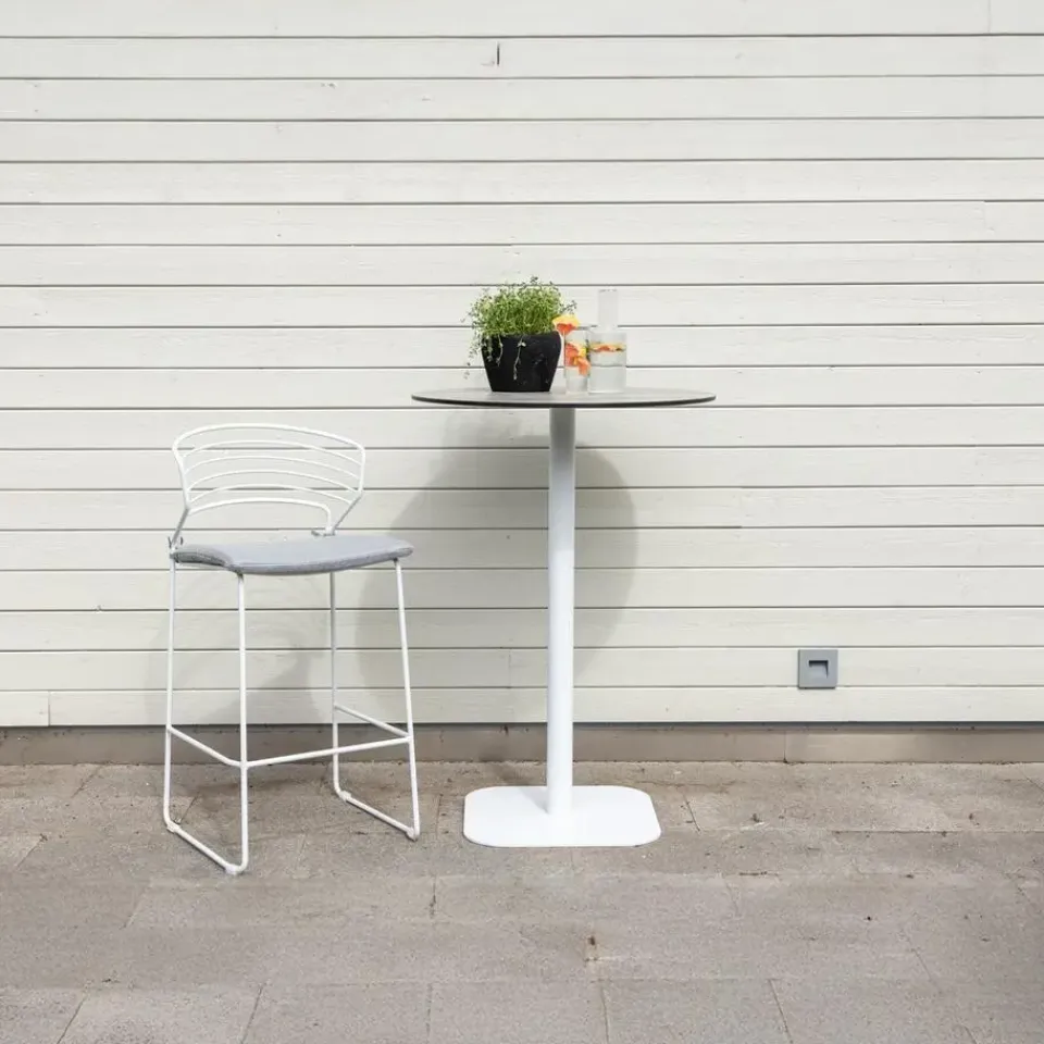 Fjôrd Bartafel Zwart Kunststof - 70x70x100cm - Milano New