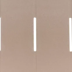 Beliani BARTICA - Tuintafel - Bruin - 154 x 84 cm - Synthetisch materiaal Clearance