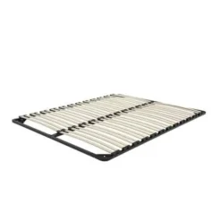 Beliani BASIC - Lattenbodem - Zwart - 140 x 200 cm - Staal Online