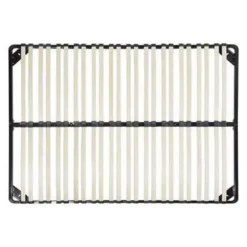 Beliani BASIC - Lattenbodem - Zwart - 140 x 200 cm - Staal Online