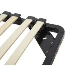 Beliani BASIC - Lattenbodem - Zwart - 140 x 200 cm - Staal Online