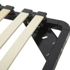 Beliani BASIC - Vrijstaande lattenbodem - Zwart - 140 x 200 cm - Staal Online