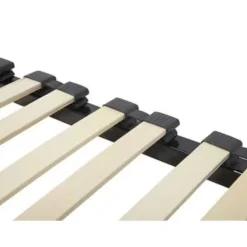 Beliani BASIC - Vrijstaande lattenbodem - Zwart - 140 x 200 cm - Staal Online