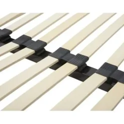 Beliani BASIC - Vrijstaande lattenbodem - Zwart - 140 x 200 cm - Staal Online