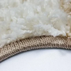 Muratap Basic Shaggy Geblokt vloerkleed Bruin / Beige Hoogpolig - 200x290 CM Best