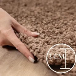 Muratap Basic Shaggy vloerkleed Caramel Hoogpolig - 140x200 CM