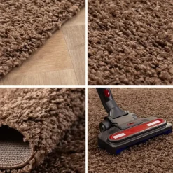 Muratap Basic Shaggy vloerkleed Caramel Hoogpolig - 160x230 CM