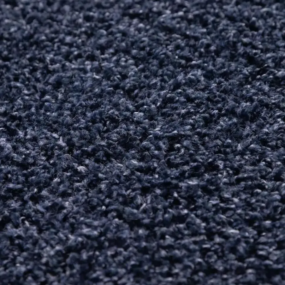 Muratap Basic Shaggy vloerkleed Donker Blauw Hoogpolig - 140x200 CM