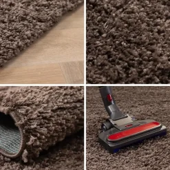 Muratap Basic Shaggy vloerkleed Taupe Hoogpolig - 120x170 CM Outlet