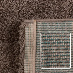 Muratap Basic Shaggy vloerkleed Taupe Hoogpolig - 120x170 CM Outlet