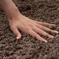 Muratap Basic Shaggy vloerkleed Taupe Hoogpolig - 120x170 CM Outlet