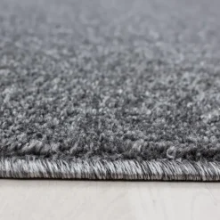 Muratap Basics Effen Rond Vloerkleed Grijs Laagpolig - 200 CM ROND New