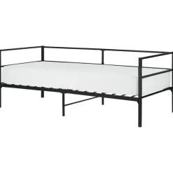 Beliani BATTUT - Eenpersoonsbed - Zwart - 90 x 200 cm - Metaal Outlet