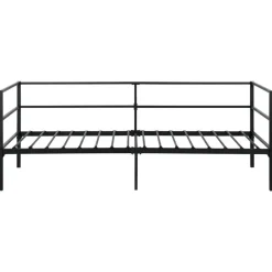 Beliani BATTUT - Eenpersoonsbed - Zwart - 90 x 200 cm - Metaal Outlet