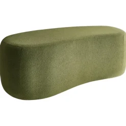 Leen Bakker BAYARD - Poef - Groen - Bouclé Sale