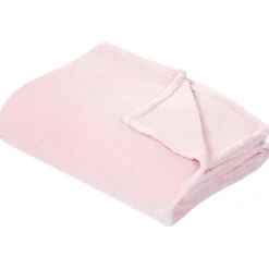 Beliani BAYBURT - Deken - Roze - 200 x 220 cm - Polyester Online