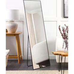 Beliani BEAUVAIS - Wandspiegel - Zwart - Aluminium Hot