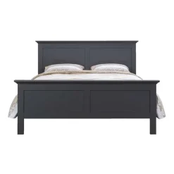 Leen Bakker Bed Amber - antraciet - 140x200 cm Clearance