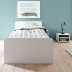 Emob Bed Barko 90x200 met 3 lades - wit