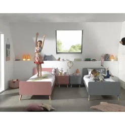 Vipack Bed Billy 90x200 - grijs Outlet