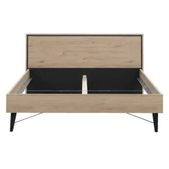 Leen Bakker Bed Kansas - eikenkleur - 180x200 cm