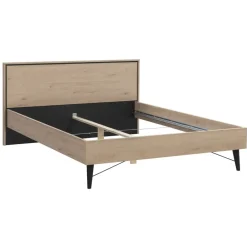 Leen Bakker Bed Kansas - eikenkleur - 180x200 cm