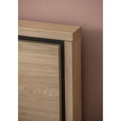 Leen Bakker Bed Kansas - eikenkleur - 180x200 cm