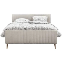 Leen Bakker Bed Lieke - ecru - 160x200 cm Clearance