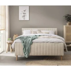 Leen Bakker Bed Lieke - ecru - 140x200 cm Online