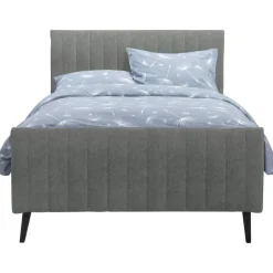 Leen Bakker Bed Lieke - grijs/groen - 120x200 cm Hot