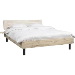 Leen Bakker Bed Nova - eikenkleur - 140x200 cm Sale