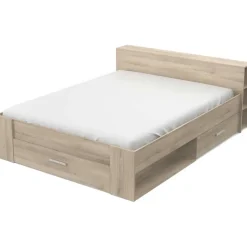CBA Bed Polly 160 x 200 cm-Kronberg eik Clearance