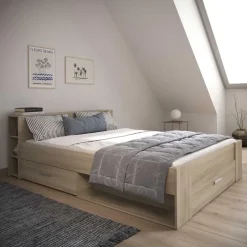 CBA Bed Polly 160 x 200 cm-Kronberg eik Clearance