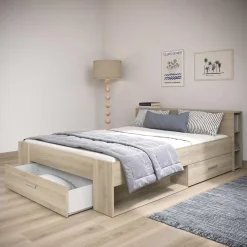 CBA Bed Polly 160 x 200 cm-Kronberg eik Clearance