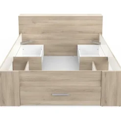 CBA Bed Polly 140 x 200 cm-Kronberg eik Clearance