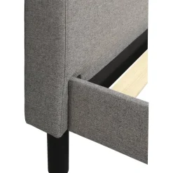 Leen Bakker Bed Stijn - grijs - 160x200 cm New