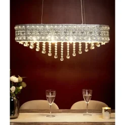 Beliani BELELLE - Kroonluchter - Zilver - Ijzer Sale