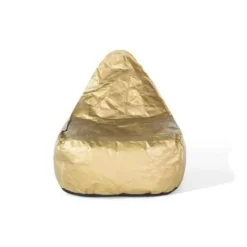 Beliani Zitzak DROP - Goud synthetisch materiaal Outlet