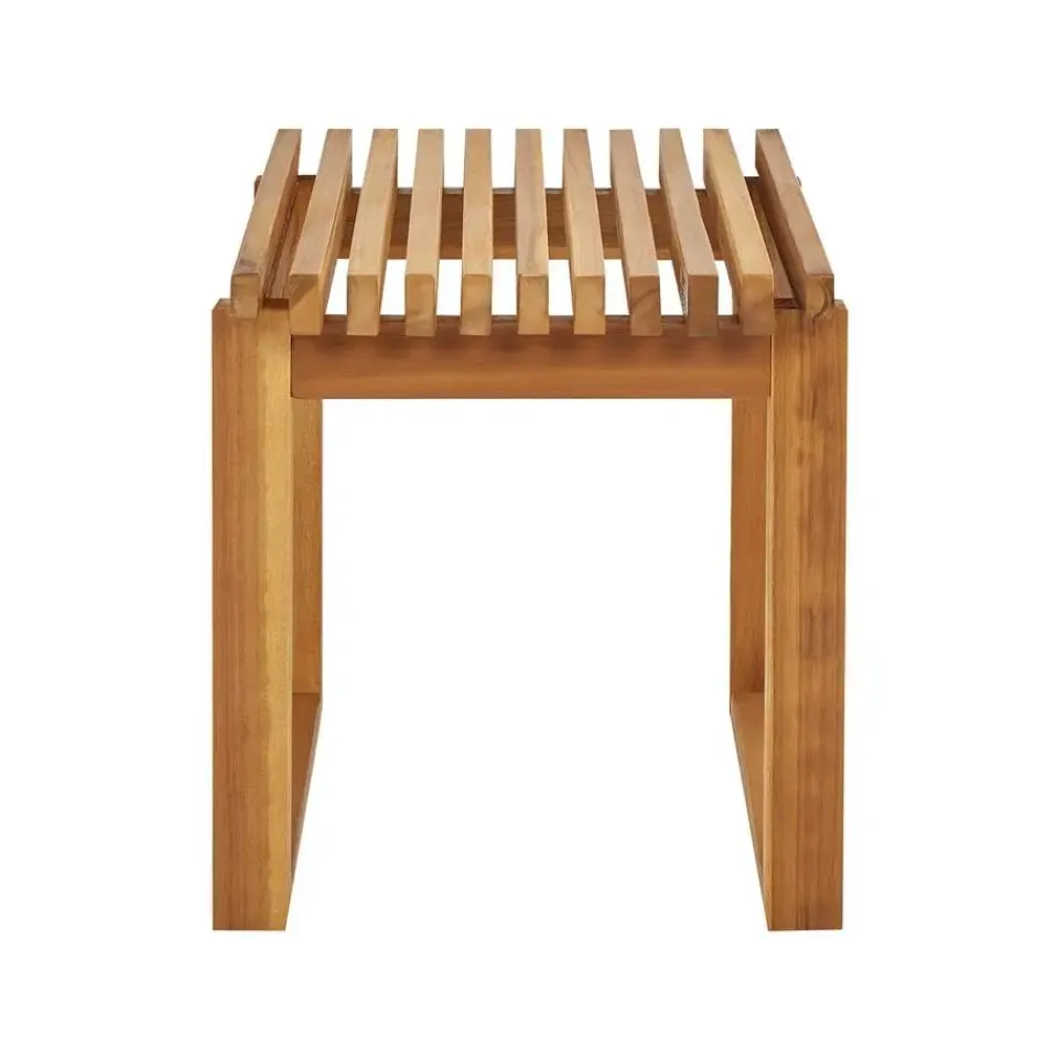 Beliani BELLANO - Bijzettafel - Lichthout - Acaciahout Outlet