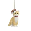 Merkloos Bellatio decorations Kersthanger - kat - 9 cm - kerstboom Outlet