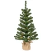 Bellatio Decorations Kunst kerstboom - H75 cm - met verlichting Best