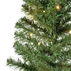 Bellatio Decorations Kunst kerstboom - H75 cm - met verlichting Best