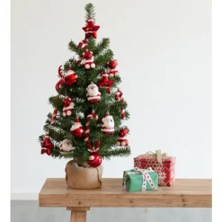 Bellatio Decorations Kunstboom - H75 cm - met kerstversiering Sale