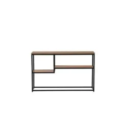 Beliani BELMONT - Consoletafel - Donkere houtkleur - MDF