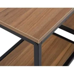 Beliani BELMONT - Consoletafel - Donkere houtkleur - MDF