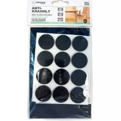 Benson Antikrasvilt - zelfklevend - 25x delig - zwart - meubelvilt New
